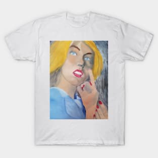 In the moment oil painting by Tabitha Kremesec T-Shirt